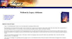 Desktop Screenshot of legacyafrikaans.com
